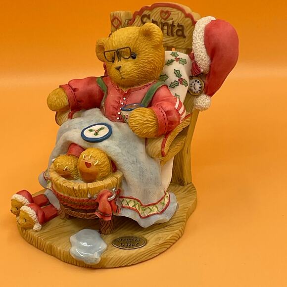 Cherished Teddies Santa A Little Holiday R R 1998 Limited Edition Enesco - Picture 5 of 7
